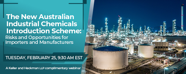 Banner for Australian Chemicals webinar