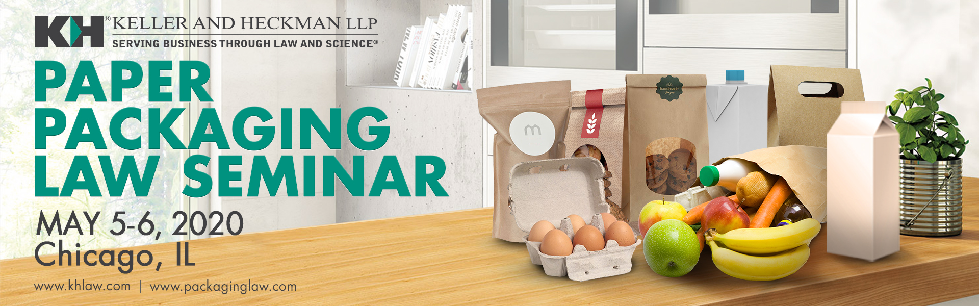 Banner for Paper Packing Law Seminar