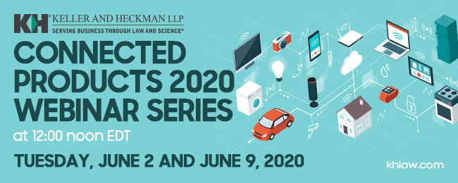 Banner for Connected Products 2020 Webinar Series