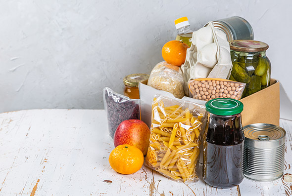 Box of groceries