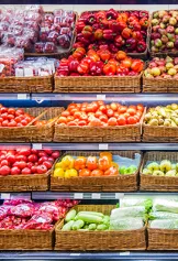 Produce in a store